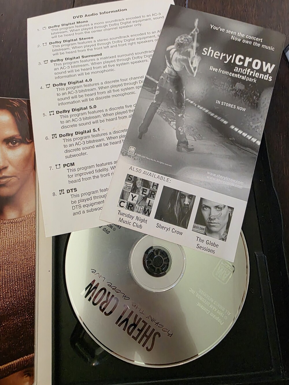 Sheryl Crow "Rockin' The Globe Live" DVD - Picture 4 of 4